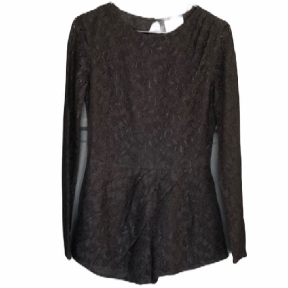 Nightwalker Black Lace Romper